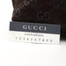 Gucci 1997 Brown Suede GG Shoulder Bag