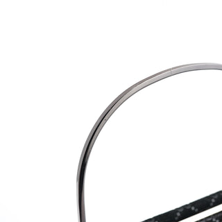 Gucci 1997 GG Suede Metal Handle Tote Bag