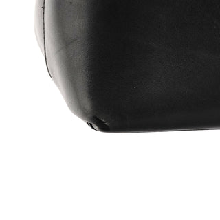 Gucci 1998 Black Leather Bamboo Shoulder Bag
