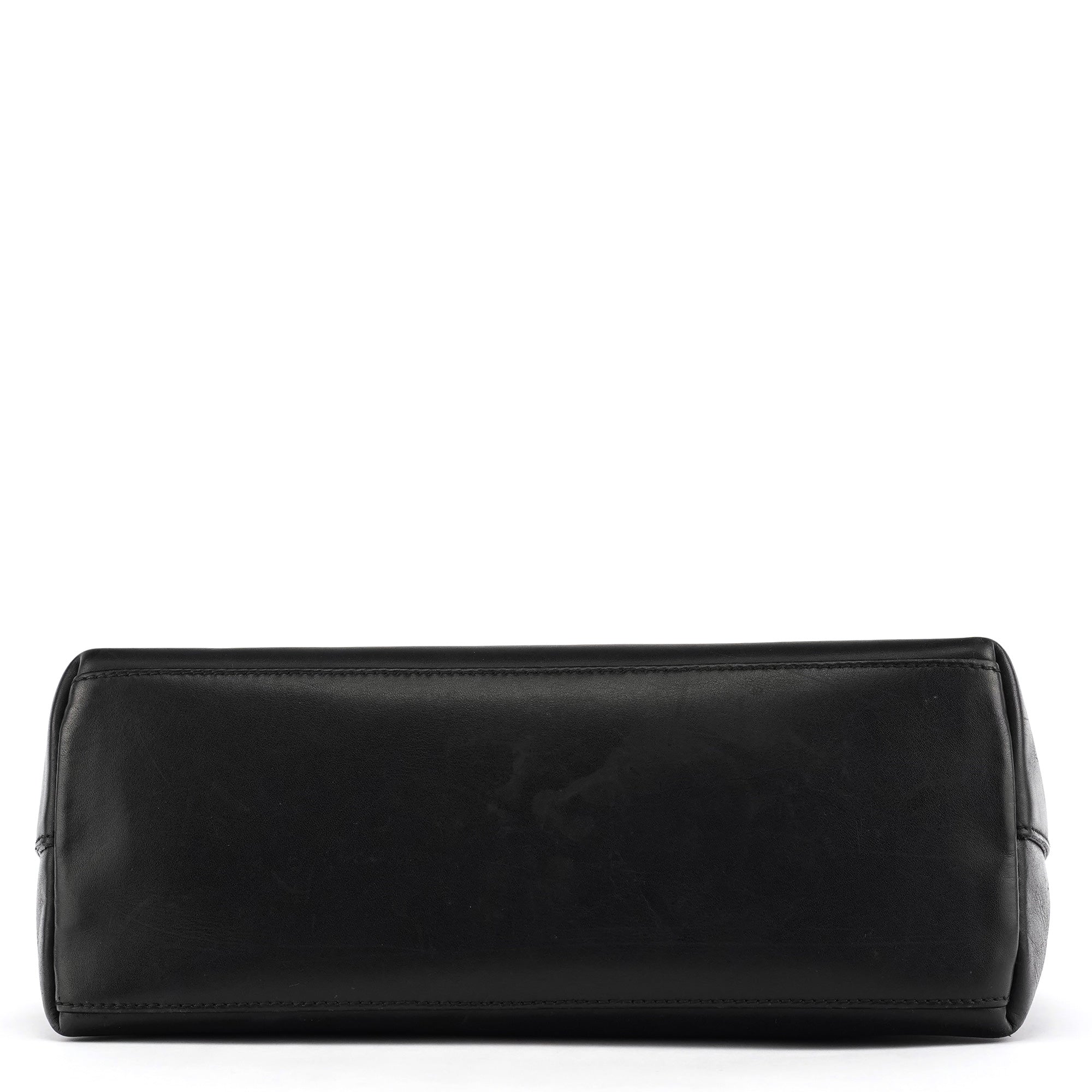 Gucci 1998 Sac porté épaule Bamboo en cuir noir