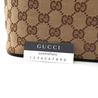 Gucci 1999 Beige GG Ring Bag