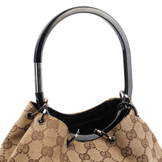 Gucci 1999 Beige GG Ring Bag