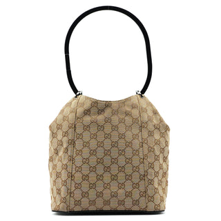 Gucci 1999 Beige GG Ring Bag