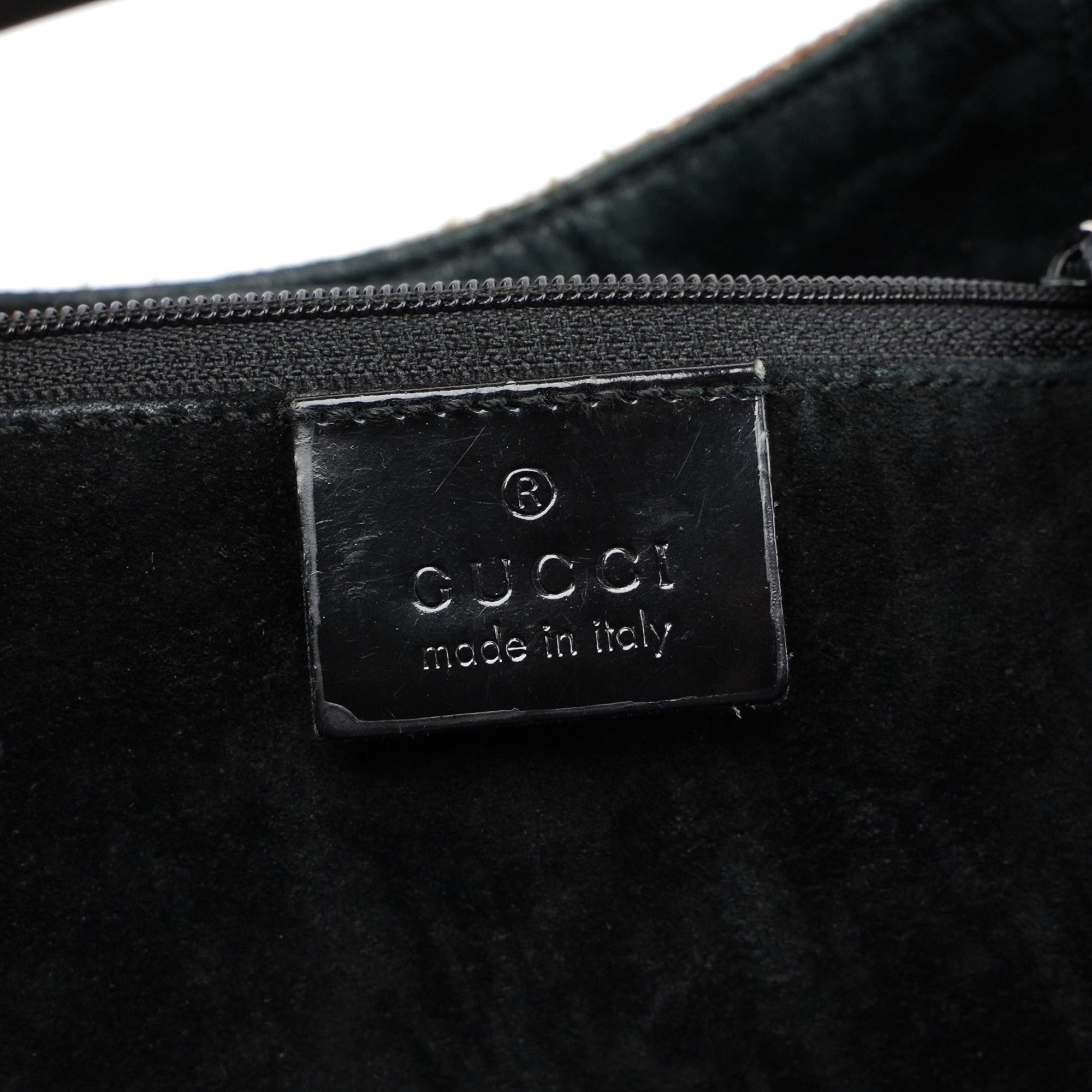 Gucci 1999 Beige GG Ring Bag