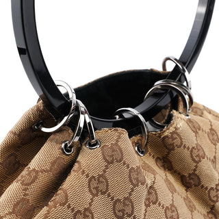 Gucci 1999 Beige GG Ring Bag