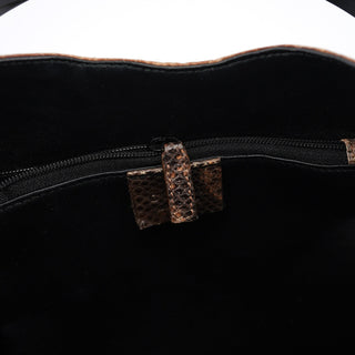 Gucci 1999 Beige Lizard Leather Loop Shoulder Bag