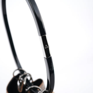 Gucci 1999 Beige Lizard Leather Loop Shoulder Bag