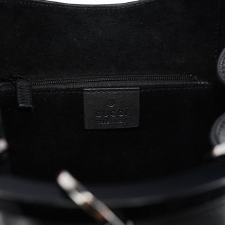 Gucci 1999 Black Calfskin Loop Shoulder Bag