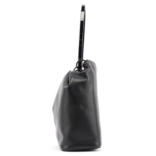 Gucci 1999 Black Calfskin Loop Shoulder Bag