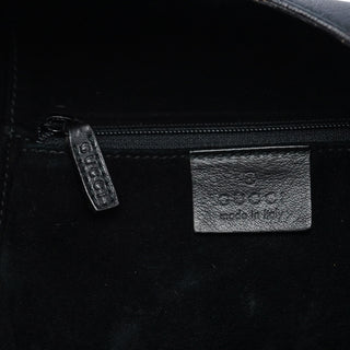 Gucci 1999 Black Calfskin Loop Shoulder Bag