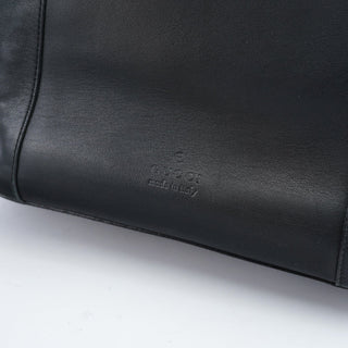 Gucci 1999 Black Calfskin Loop Shoulder Bag