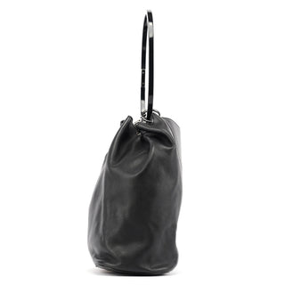 Gucci 1999 Black Calfskin Loop Shoulder Bag