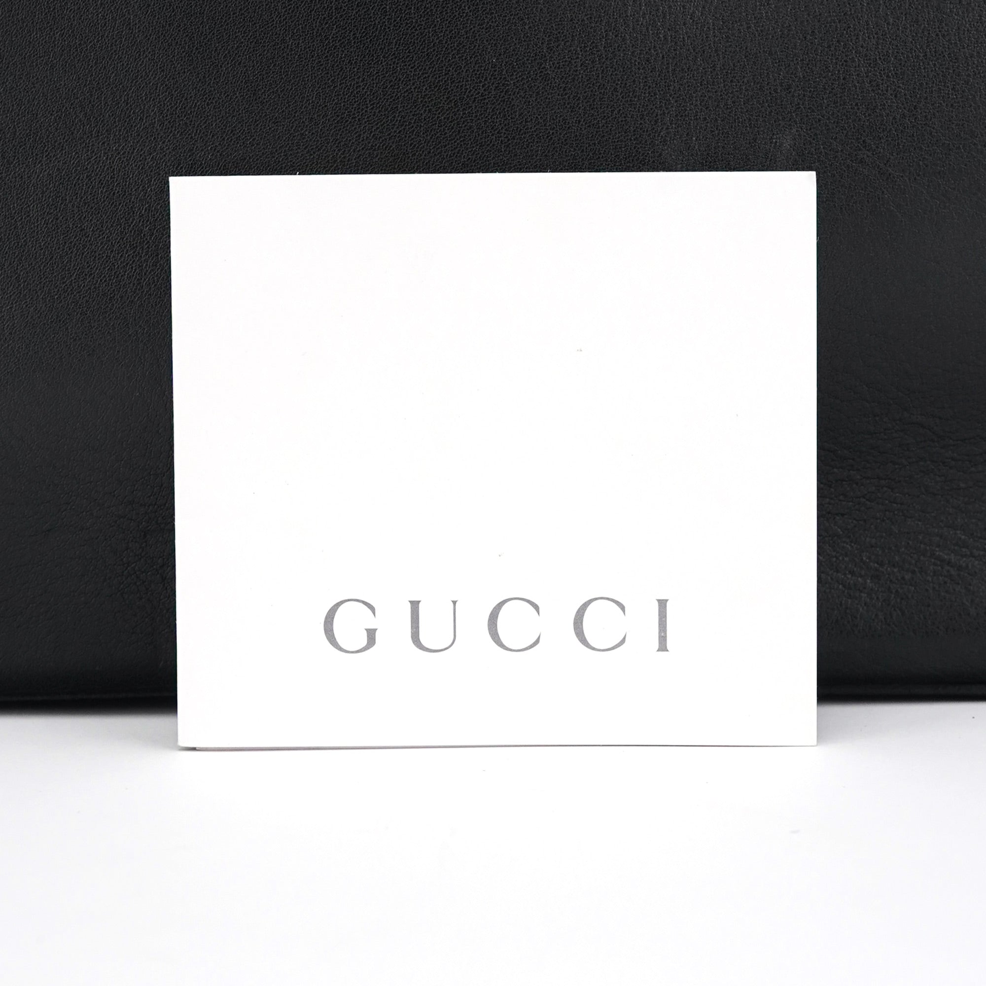 Gucci 1999 Loop Schultertasche aus schwarzem Kalbsleder