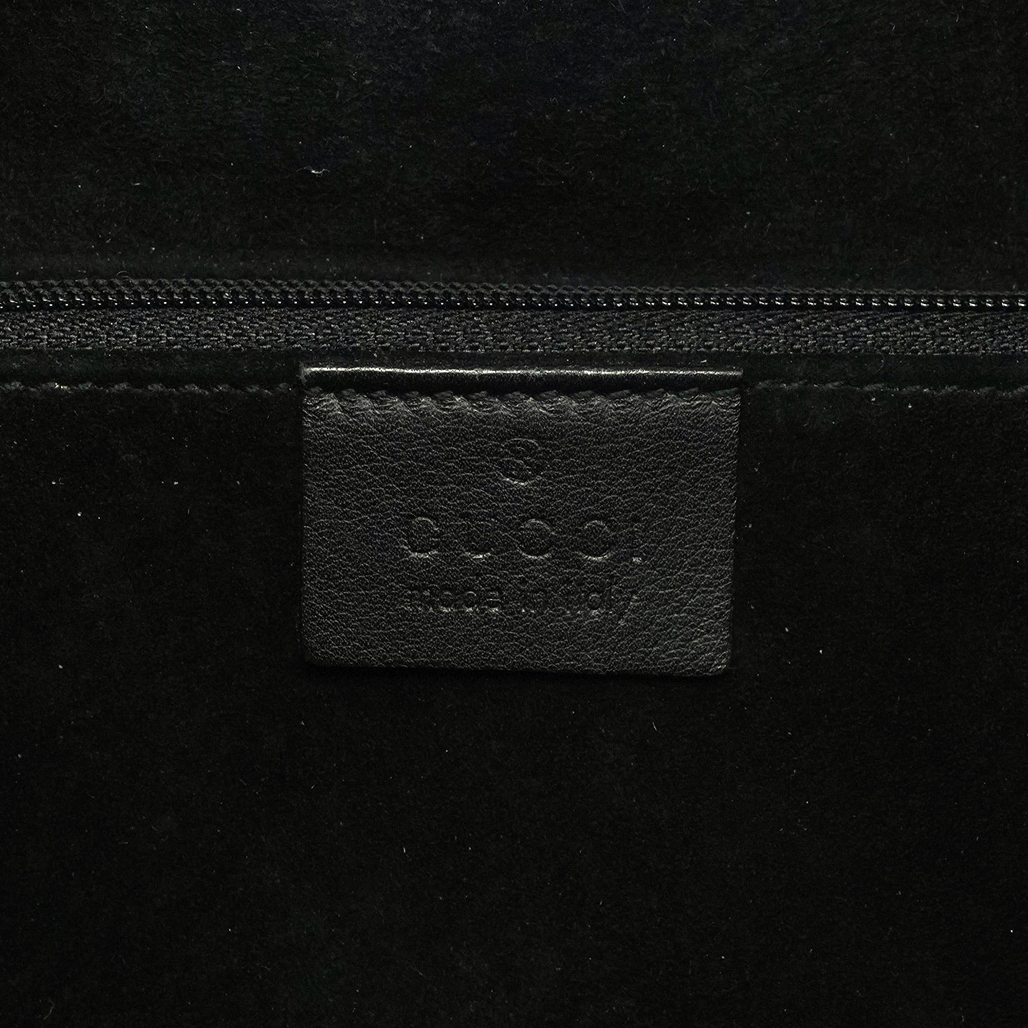 Gucci 1999 Loop Schultertasche aus schwarzem Kalbsleder