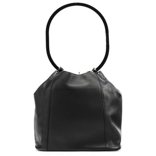 Gucci 1999 Black Calfskin Loop Shoulder Bag
