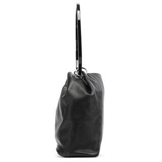 Gucci 1999 Black Calfskin Loop Shoulder Bag