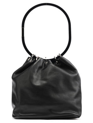Gucci 1999 Black Calfskin Loop Shoulder Bag