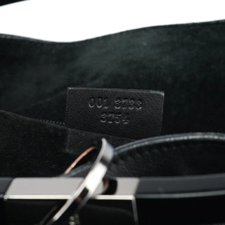 Gucci 1999 Black Calfskin Loop Shoulder Bag