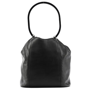 Gucci 1999 Black Calfskin Loop Shoulder Bag