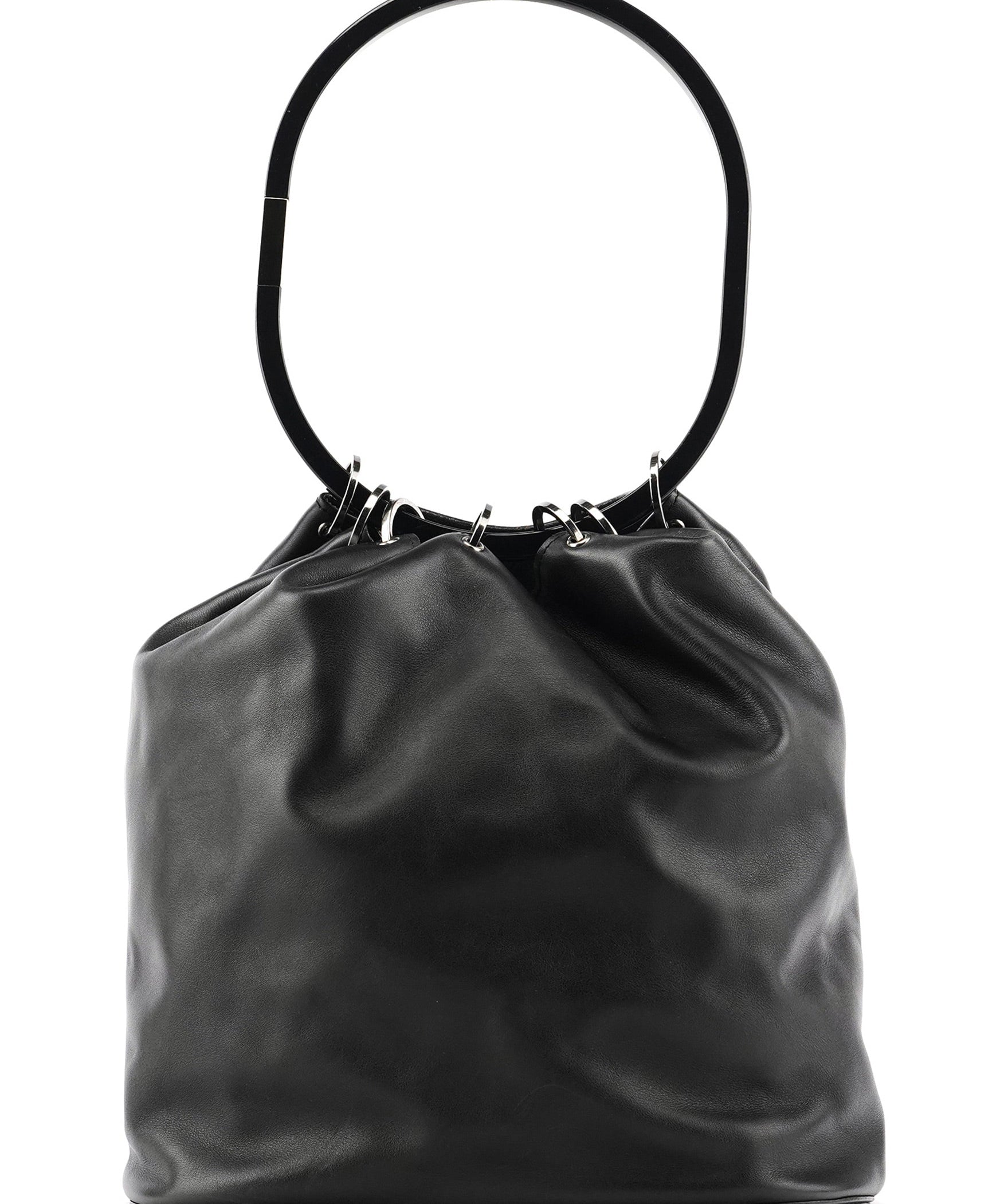Gucci 1999 Sac porté épaule Loop en cuir de veau noir