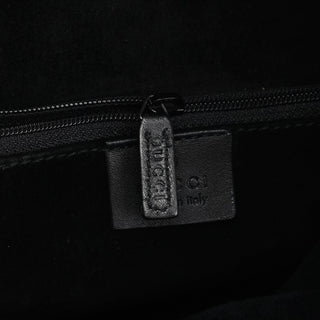 Gucci 1999 Black Calfskin Loop Shoulder Bag
