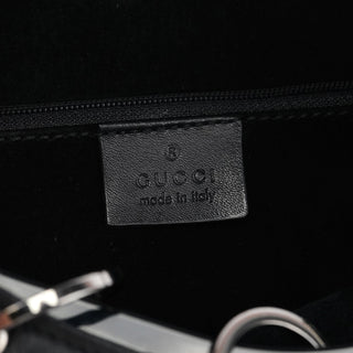 Gucci 1999 Black Calfskin Loop Shoulder Bag
