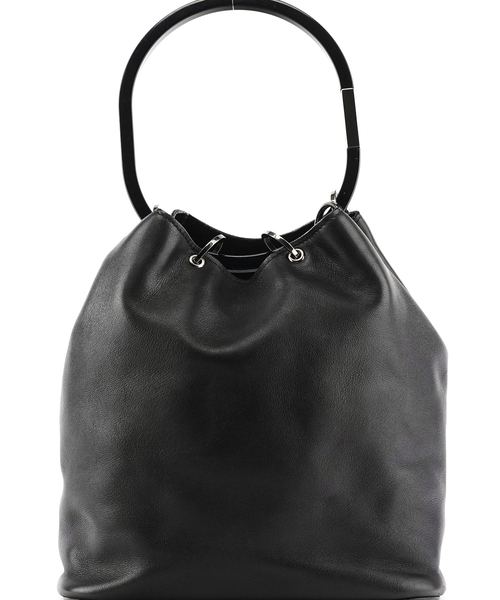 Gucci 1999 Borsa a spalla Loop in pelle di vitello nera