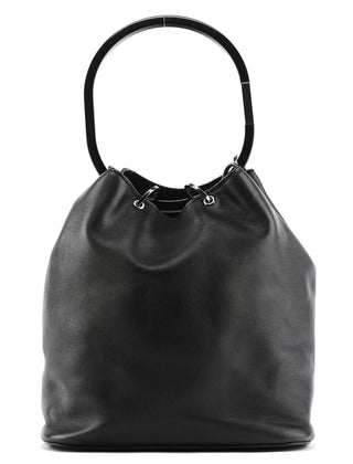Gucci 1999 Black Calfskin Loop Shoulder Bag