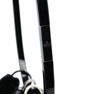 Gucci 1999 Black Calfskin Loop Shoulder Bag