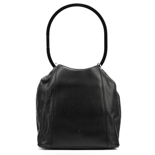 Gucci 1999 Black Calfskin Loop Shoulder Bag