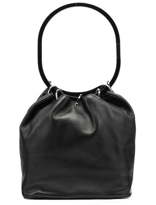 Gucci 1999 Black Calfskin Loop Shoulder Bag