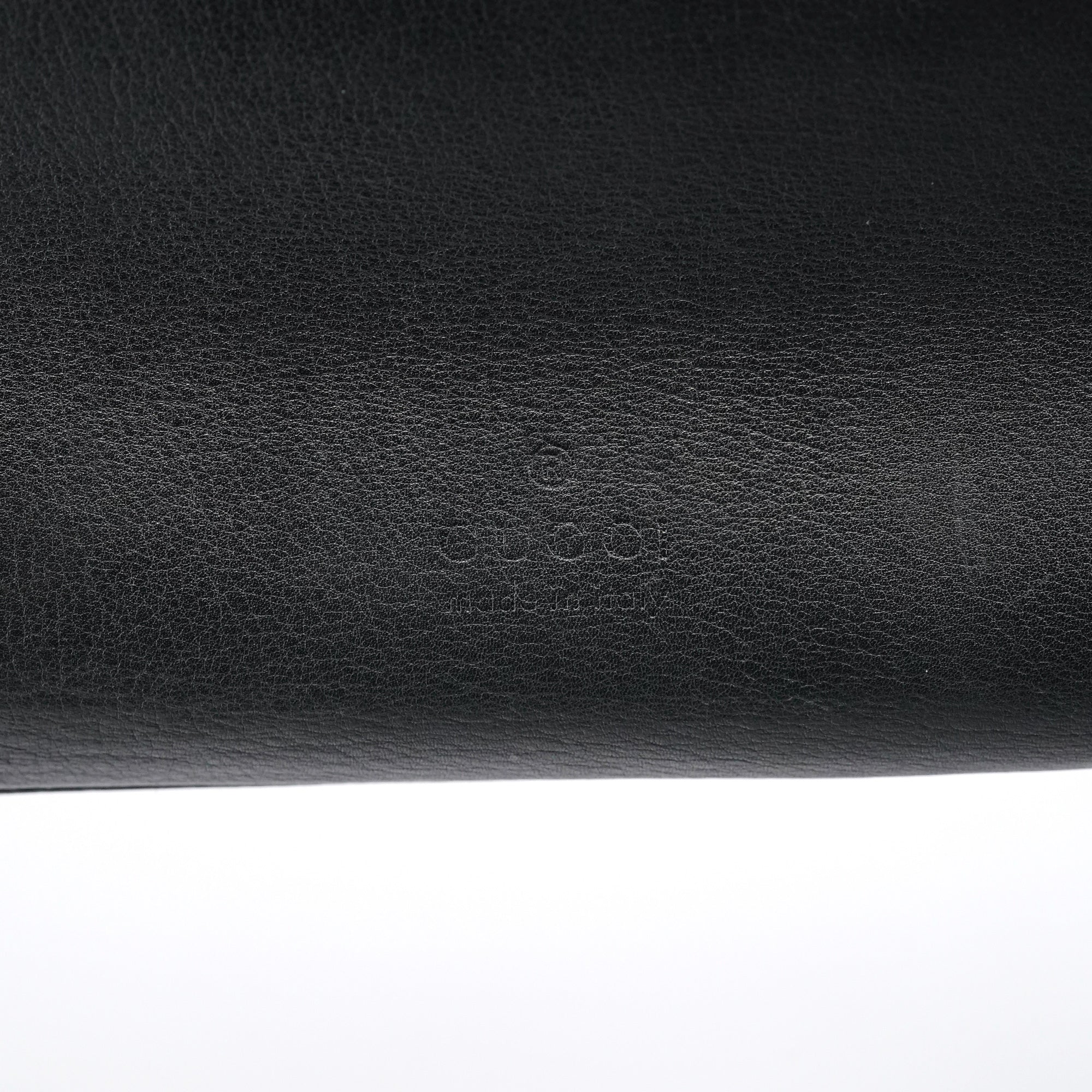 Gucci 1999 Sac porté épaule Loop en cuir de veau noir
