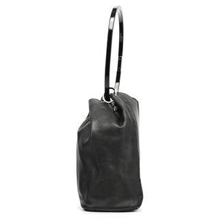 Gucci 1999 Black Calfskin Loop Shoulder Bag