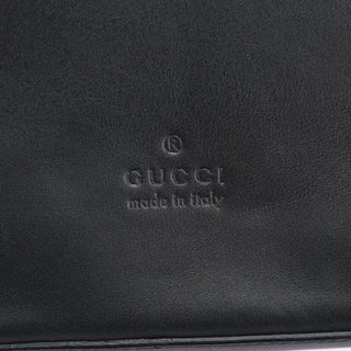 Gucci 1999 Black Calfskin Ring Bag