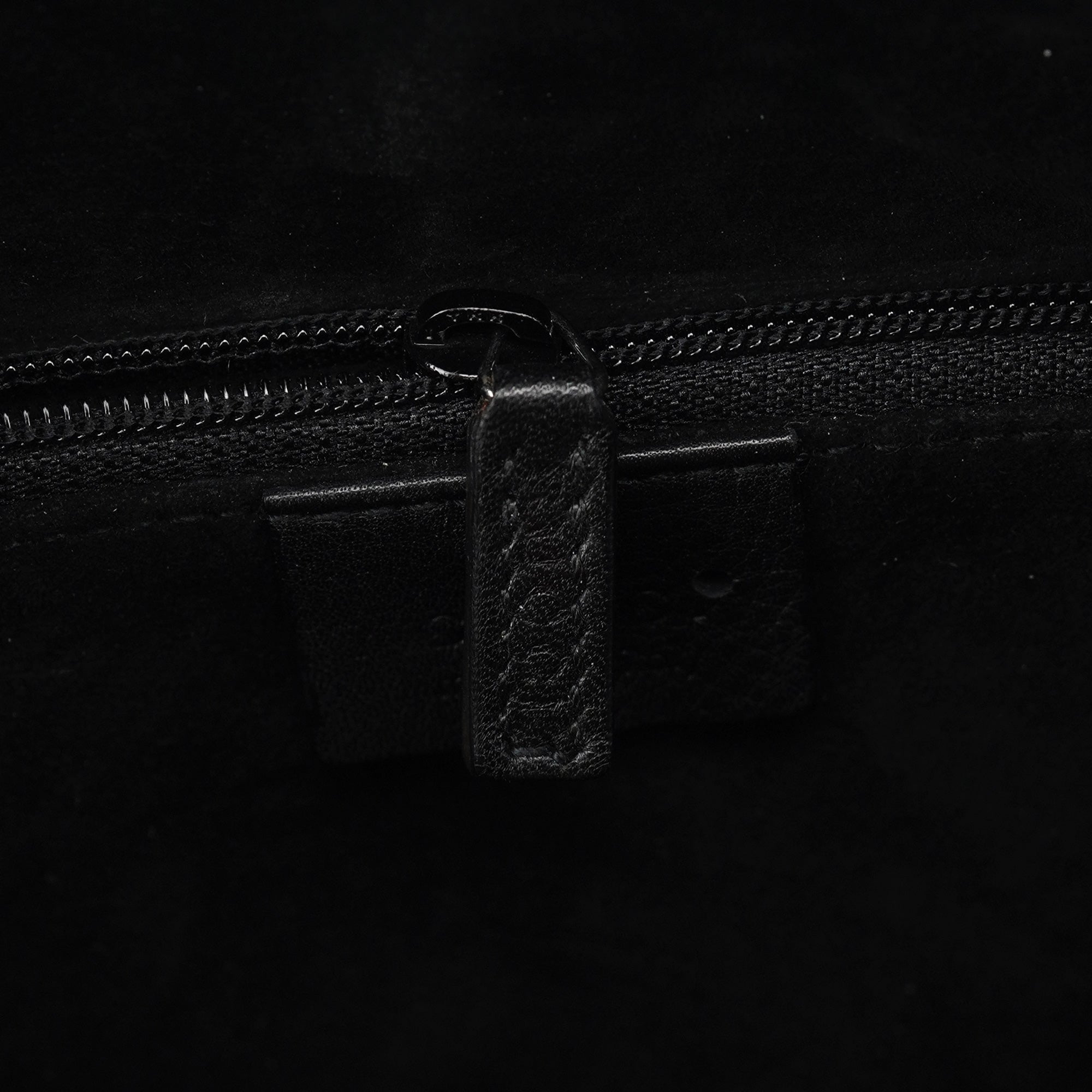 Gucci 1999 Black Calfskin Ring Bag