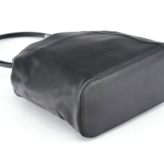 Gucci 1999 Black Calfskin Ring Bag