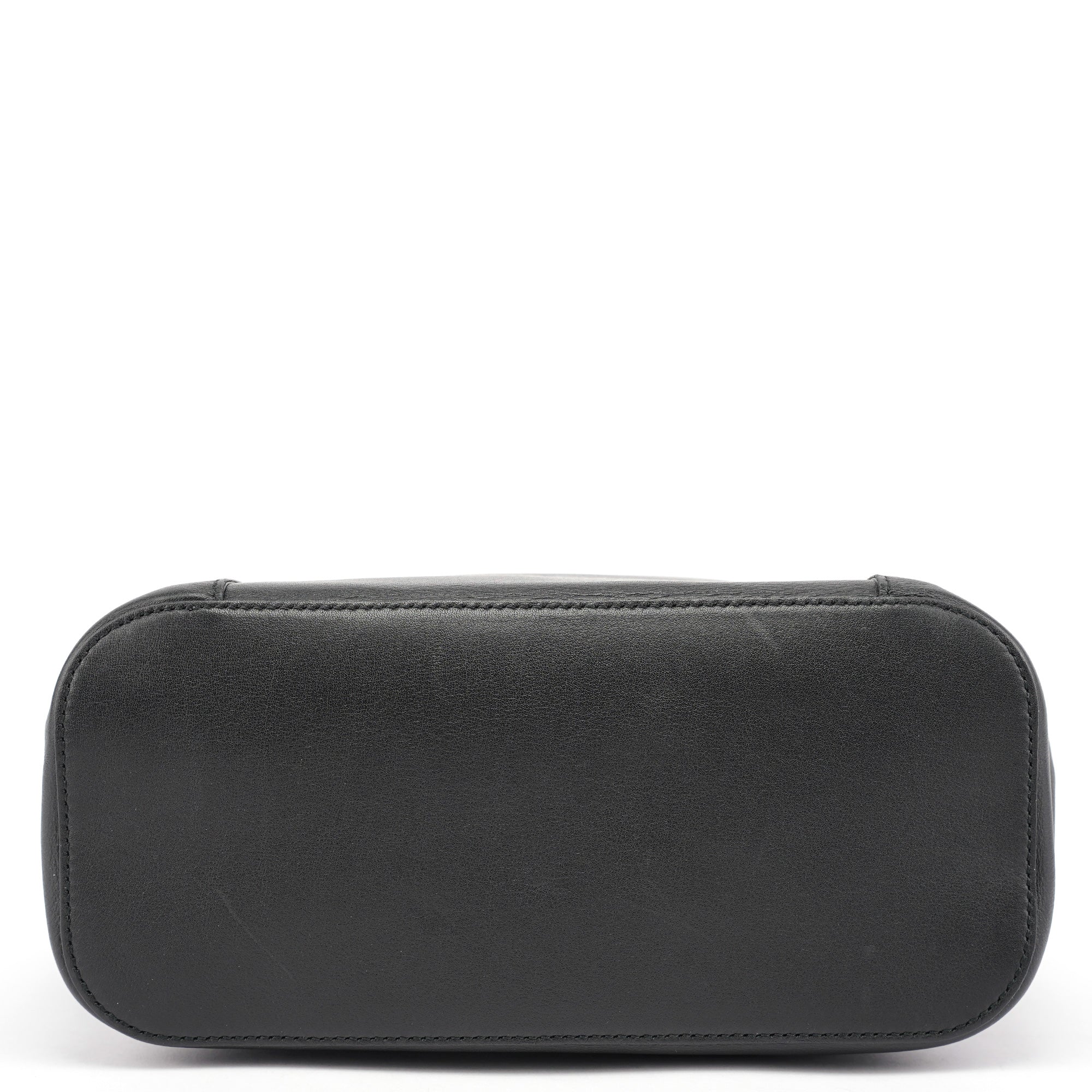 Gucci 1999 Black Calfskin Ring Bag