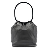 Gucci 1999 Black Calfskin Ring Bag