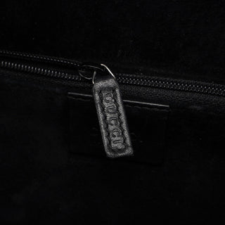 Gucci 1999 Black Calfskin Ring Bag