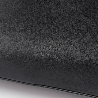 Gucci 1999 Black Calfskin Ring Bag