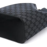 Gucci 1999 Black GG Canvas Loop Shoulder Bag