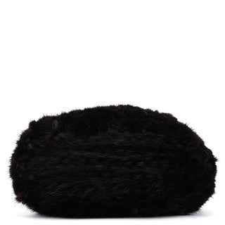 Gucci 1999 Black Mink Fur Ring Bag 007 2129