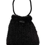 Gucci 1999 Black Mink Fur Ring Bag 007 2129