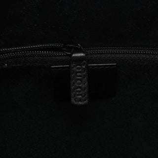 Gucci 1999 Black Suede Loop Shoulder Bag