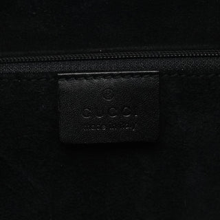 Gucci 1999 Black Suede Loop Shoulder Bag