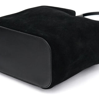 Gucci 1999 Black Suede Loop Shoulder Bag