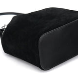 Gucci 1999 Black Suede Loop Shoulder Bag