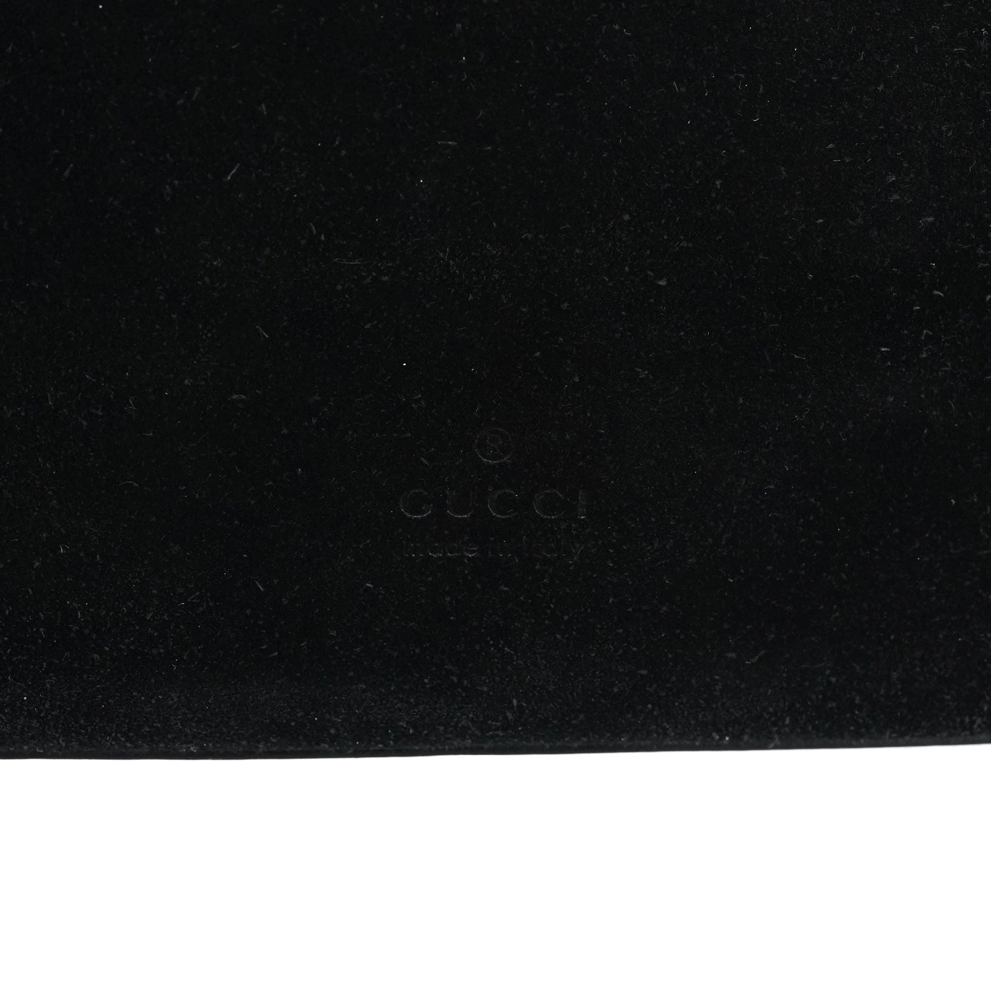 Gucci 1999 Black Suede Loop Shoulder Bag