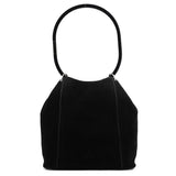 Gucci 1999 Black Suede Loop Shoulder Bag