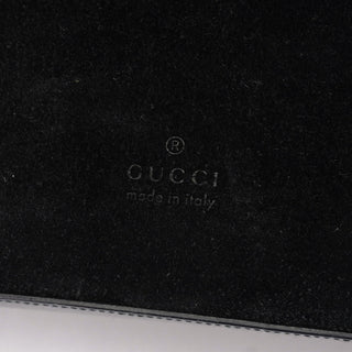 Gucci 1999 Black Suede Ring Bag